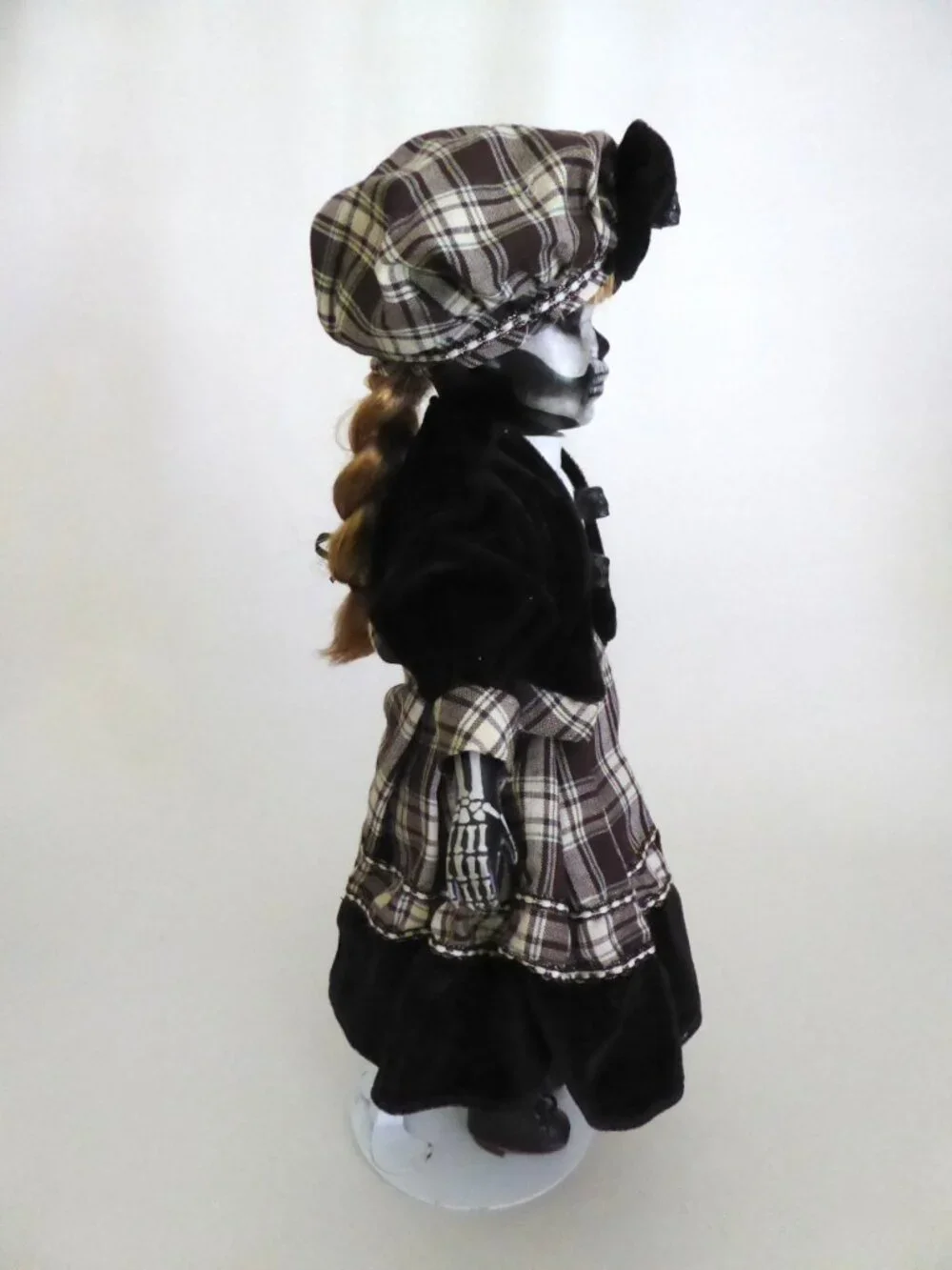OOAK 16” SKELETON HORROR UNDEAD PORCELAIN DOLL PROP ODDITY
